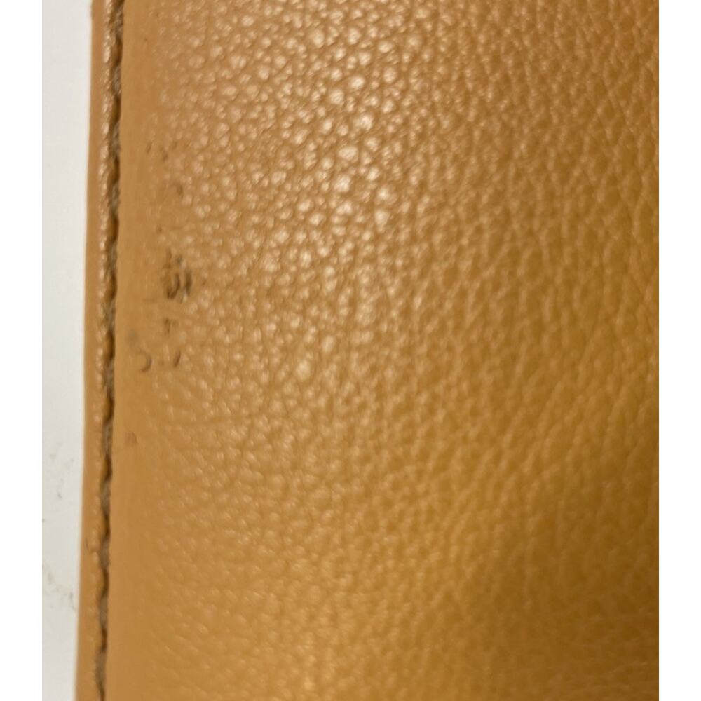Fossil Wristlet Wallet Brown Zip Multipocket 3D Flower Faux Leather Clutch - Picture 9 of 9